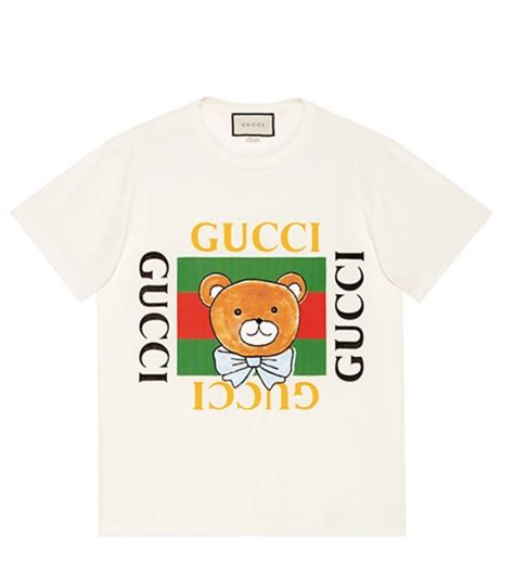 gucci x kai|teddy bear shirt Gucci.